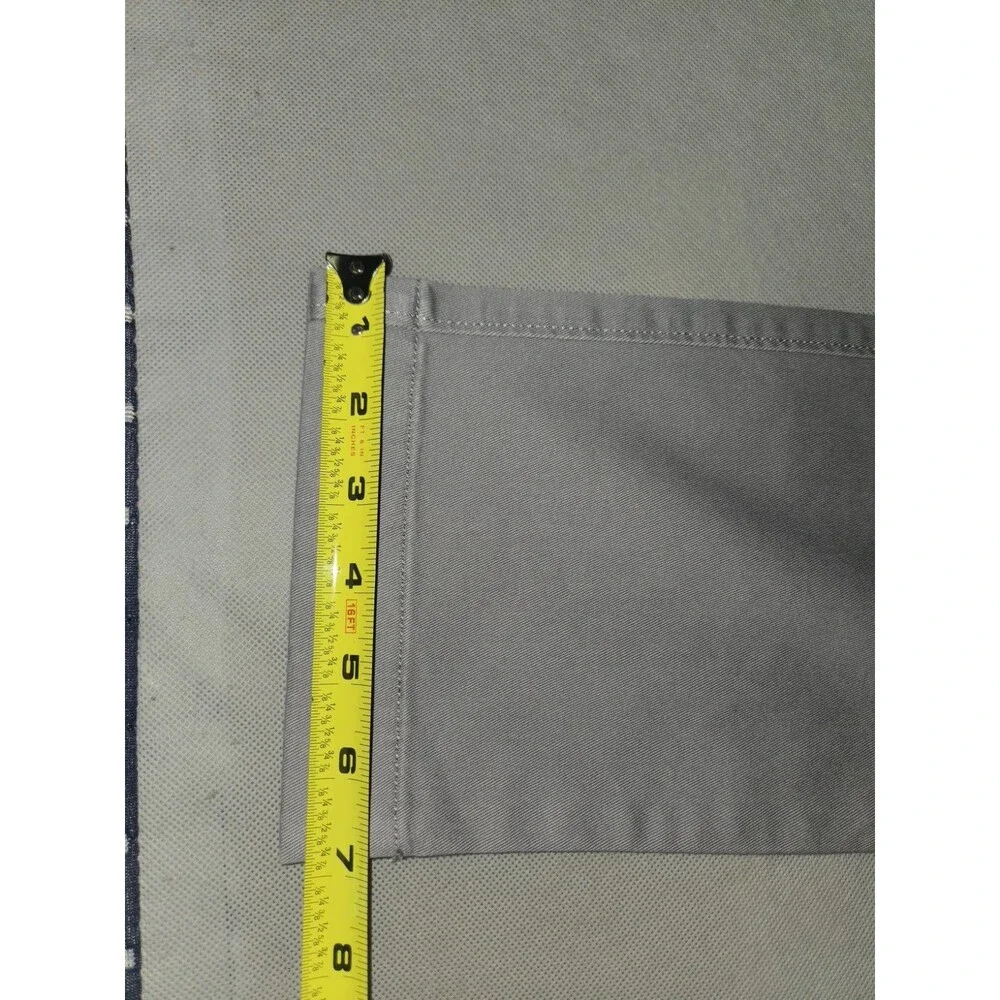 J.Crew Flex Chino Pants Men Slim Fit Grey Size 30x32 Stretch Cotton Flat Front